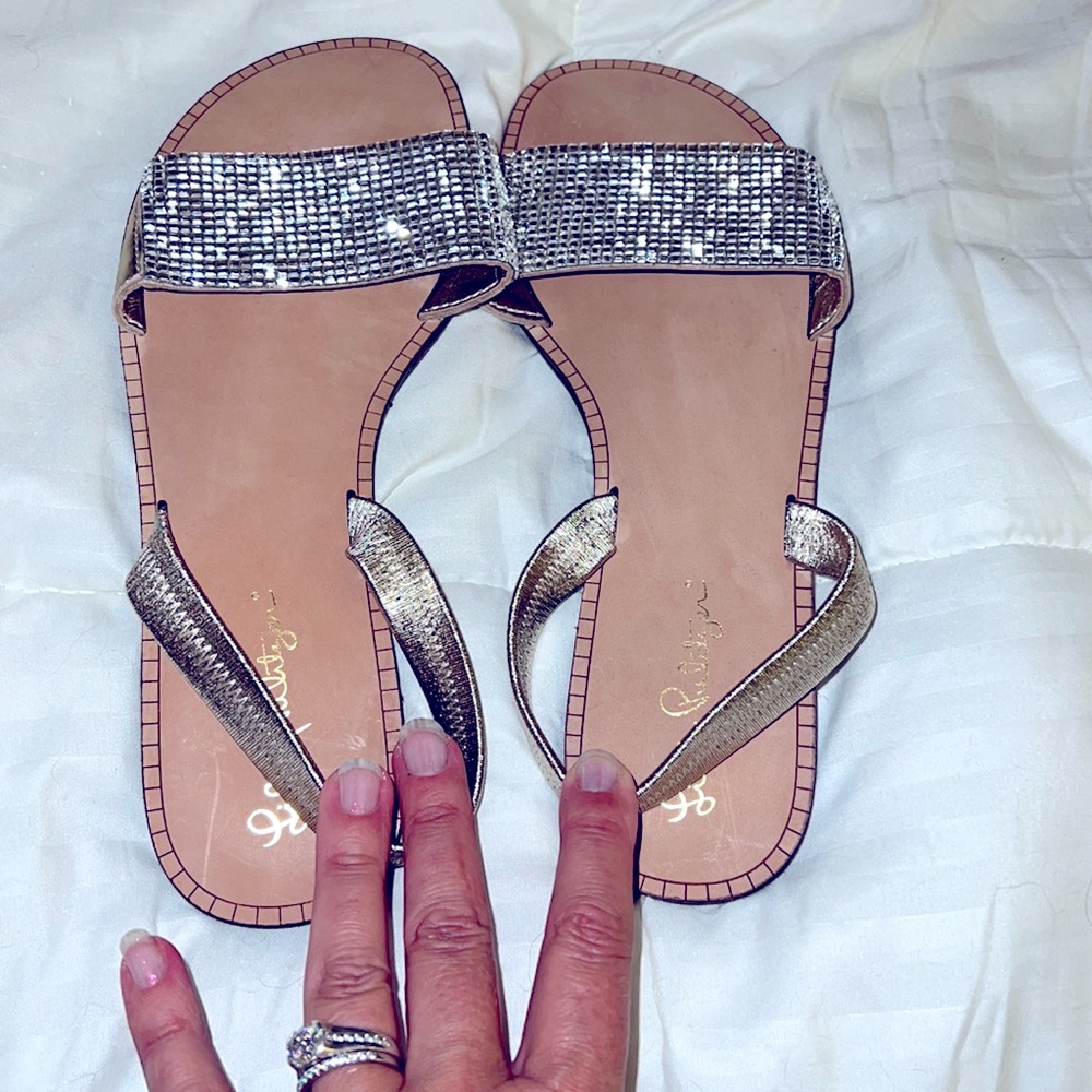 Lilly Pulitzer sandals sz 7.5